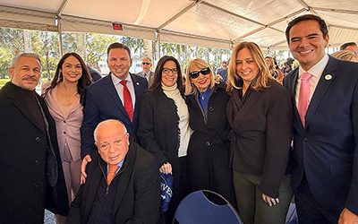 DeSantis en inauguración de estatua en FIU.