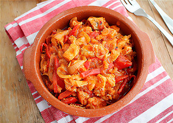 LIBRE EN LA MESA. Aporreado de bacalao