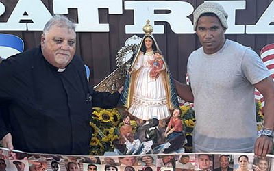 Luis Manuel Otero Alcántara en Miami. ‘Seguiré luchando por Cuba y por la gente que se quedó allá’