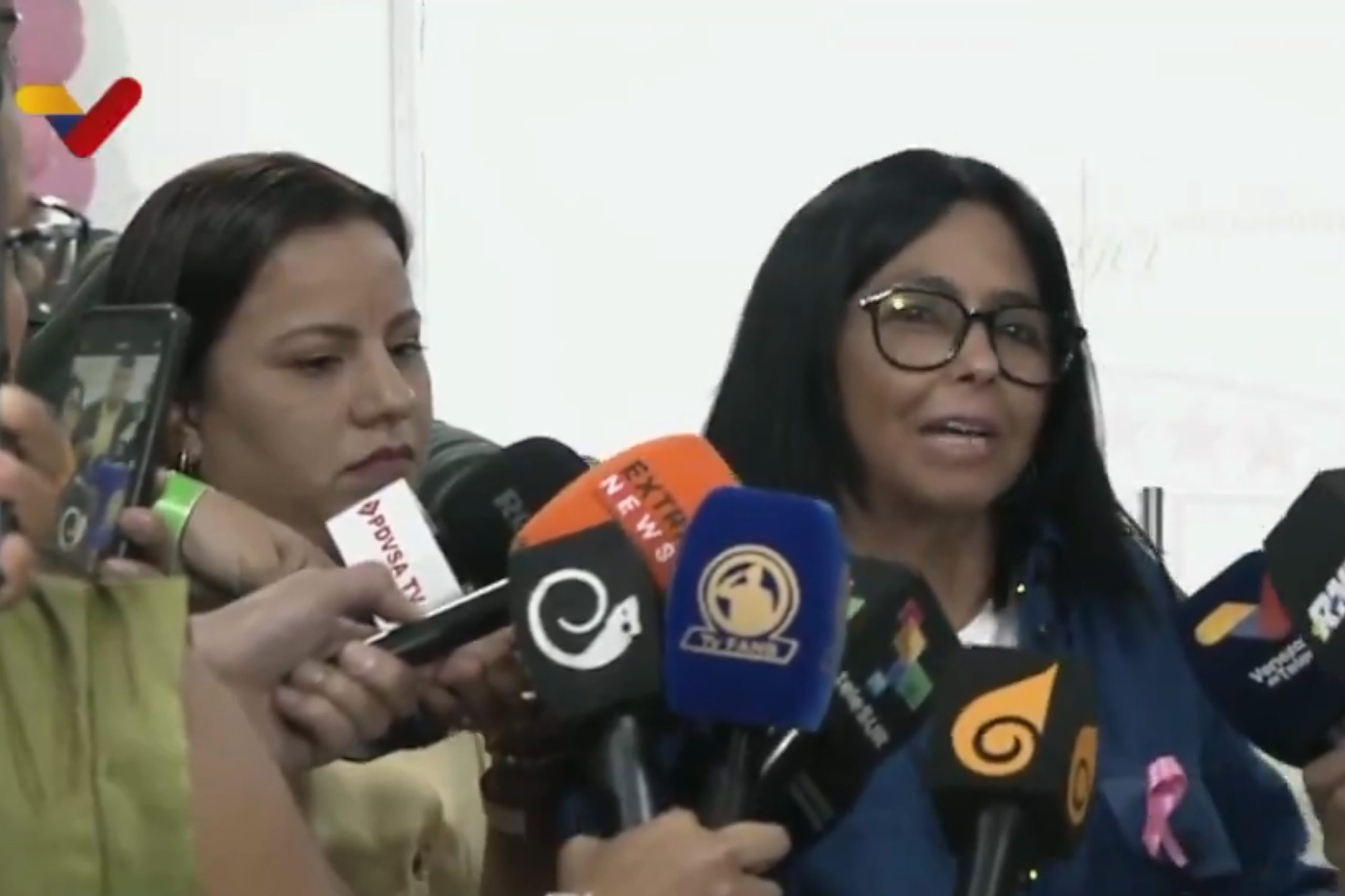 Delcy Rodríguez comienza gira por estados visitados por Machado a su regreso a Venezuela
