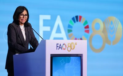 Delcy Rodríguez anuncia el plan Venezuela Alimenta para lograr el objetivo de «hambre cero»